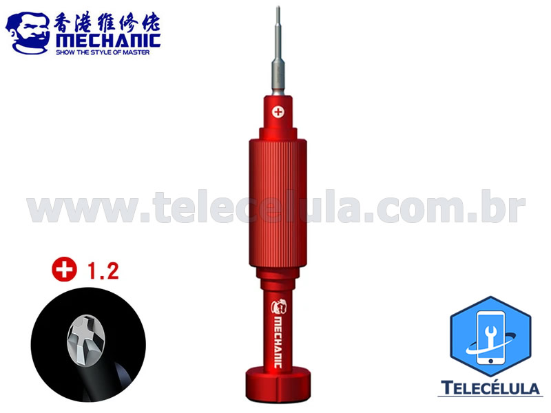 MECHANIC MINI CHAVE PROFISSIONAL PARA SMARTPHONES PHILIPS BIT 1.2 - 3D