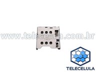 CONECTOR DE SIM CARD E GAVETA SLOT SIM CARD COMPATVEL COM MOTOROLA MOTO-X, MOTOX PLAY